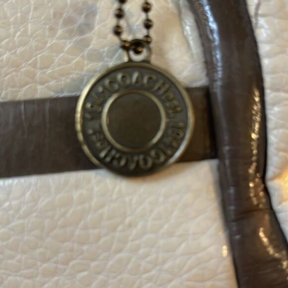 Coach Crick Bag ivory and chocolate - Picture 2 of 10